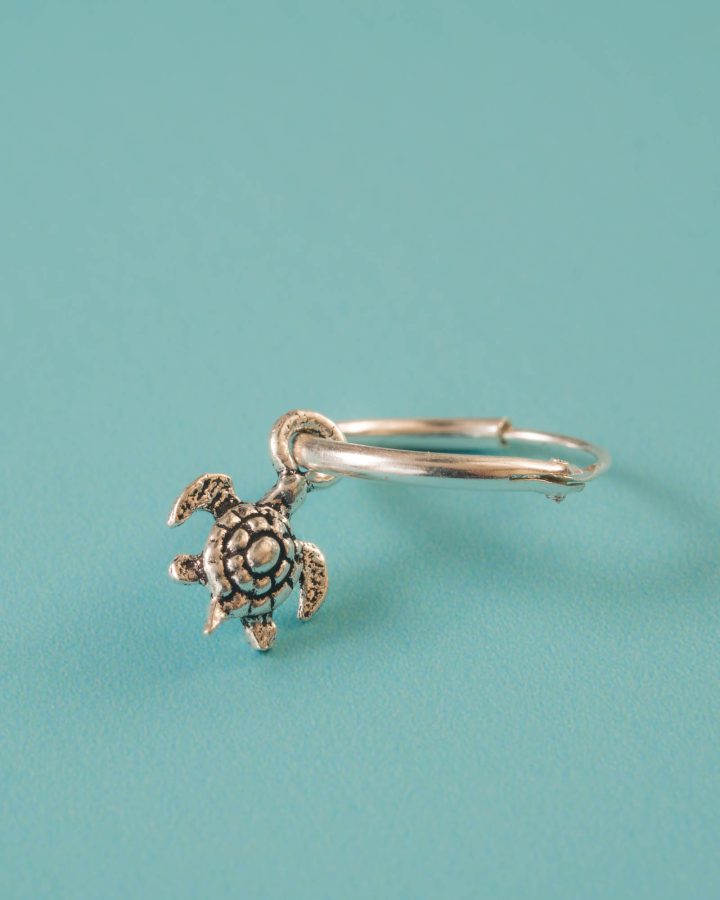 arito mini en plata de ley tortuga