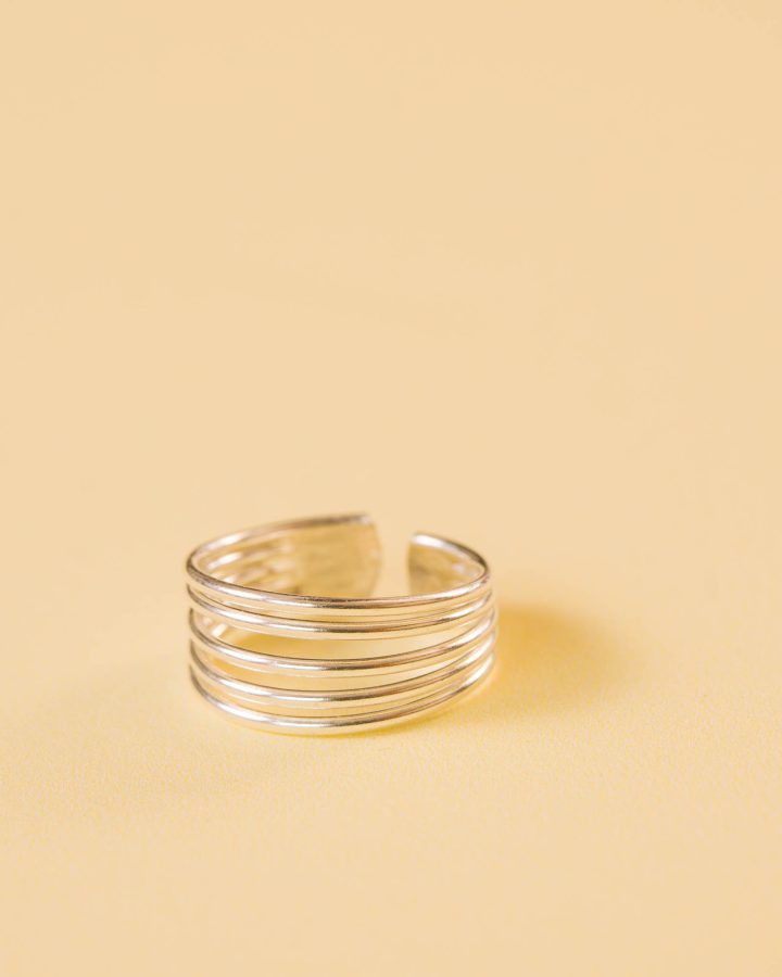 ear curff plata de ley filigrana moderna